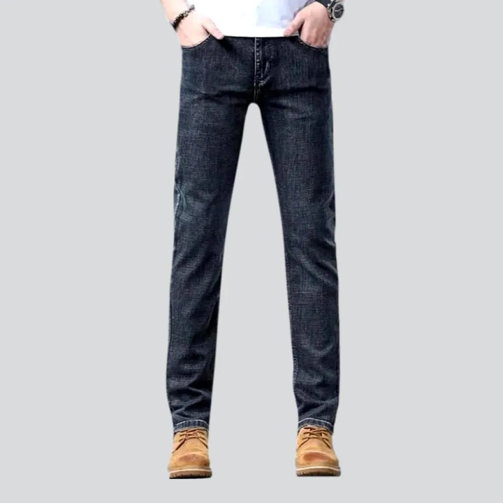 Tapered men's ground jeans
