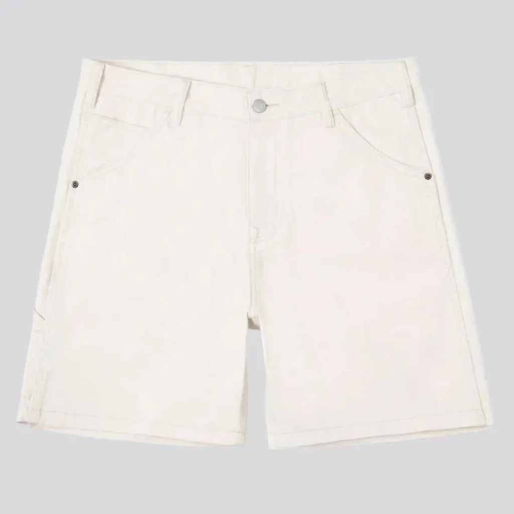 Baggy street men's jean shorts