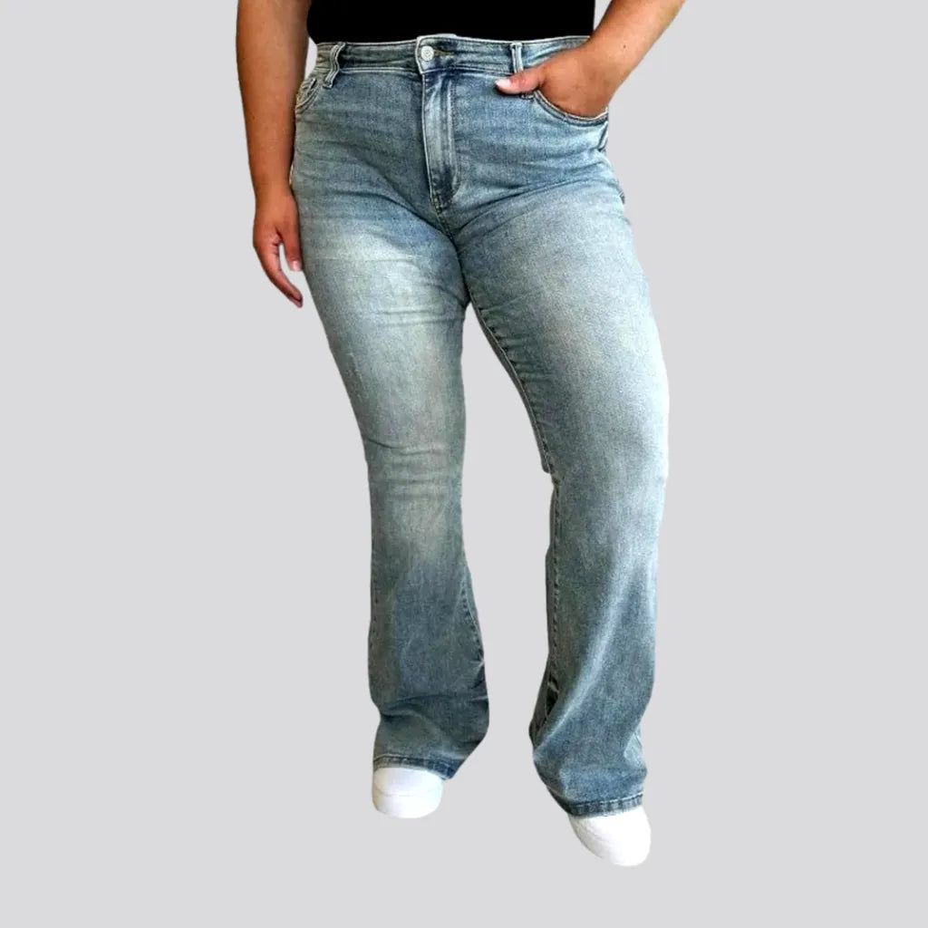 Bootcut high-waist jeans
 for ladies | Jeans4you.shop