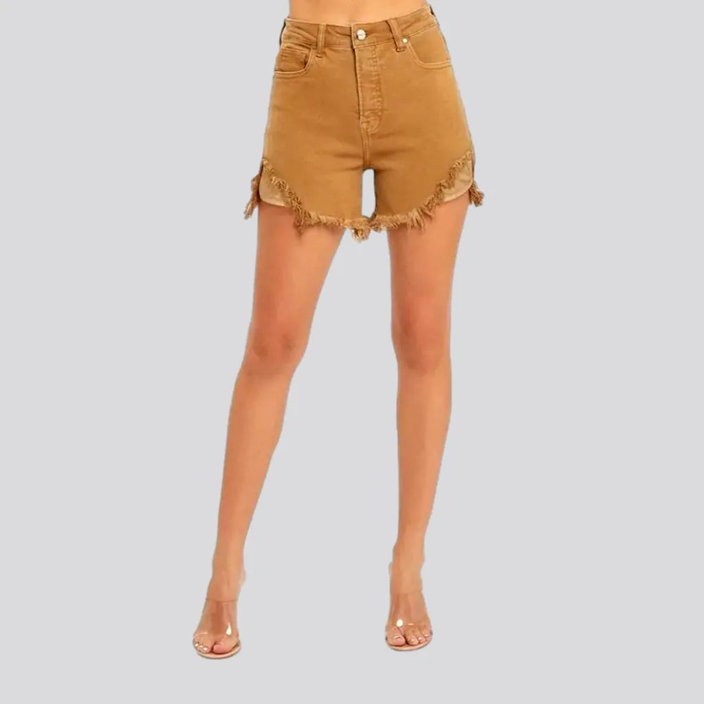 Street women's frayed-hem jeans | Jeans4you.shop